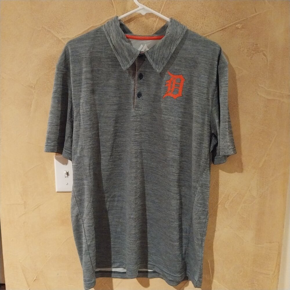 Men's Majestic Detroit Tigers MLB polo Size L